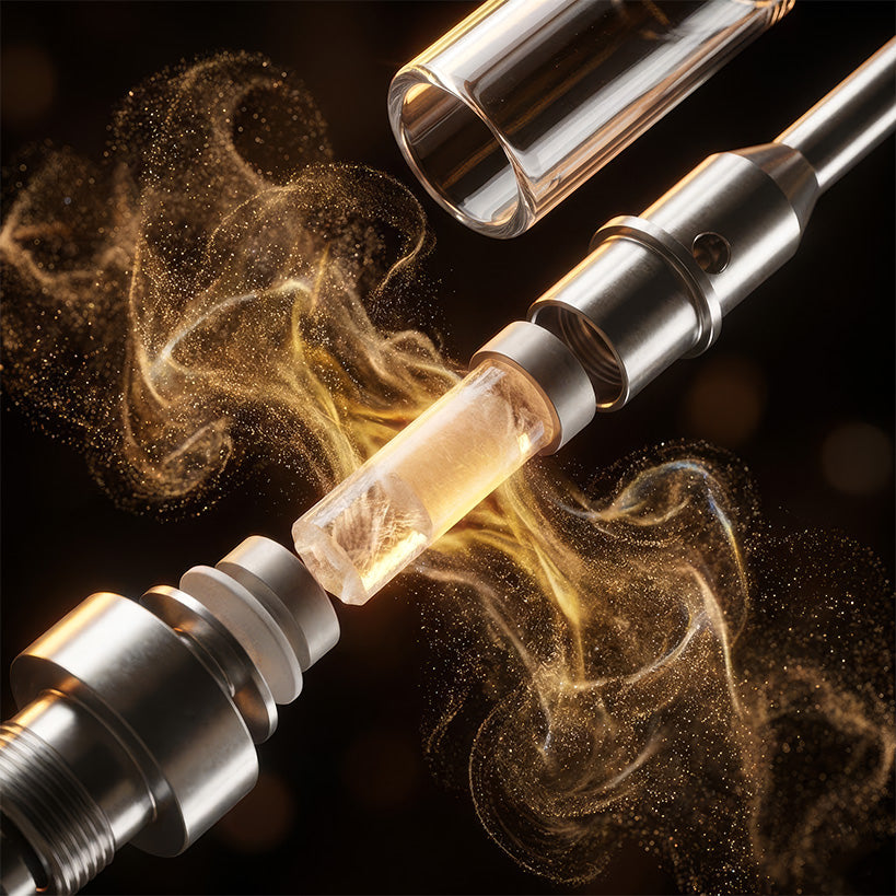 Bear Rootz patented quartz atomizer technology for vape devices