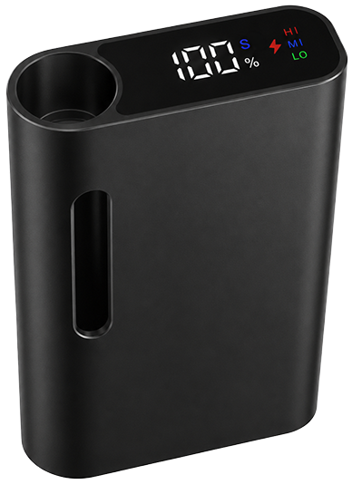Lapis Battery smart LED display showing battery level and voltage status