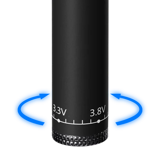Lotus Battery twist-to-adjust voltage control